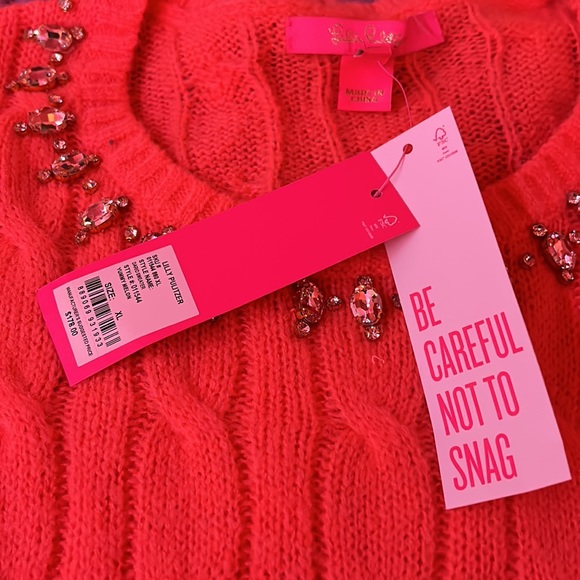 Lilly Pulitzer cable sweater - Picture 6 of 6